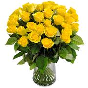 Bukiet 35 Róż Żółtych dostawa kwiatów do Gdańska