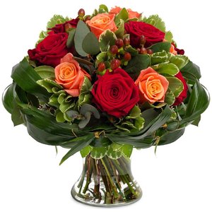 Bukiet I Love You  - kwiaty z dostawą do domu pocztą lub kurierem - Polska i za granicę