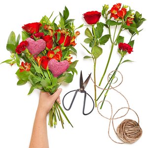  Wybór florysty – bukiet na Walentynki