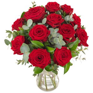 Bukiet Miłosna przesyłka  - róże z dowozem do domu