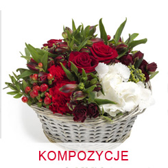 Kompozycje kwiatowe dostarczamy pocztą kurierską do domu День матері