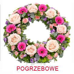 Kompozycje pogrzebowe i żałobne Brok doręczanie na pogrzeby